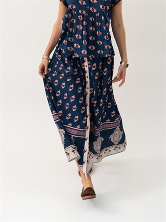 Lollys Laundry RioLL Maxi Skirt Dark Blue